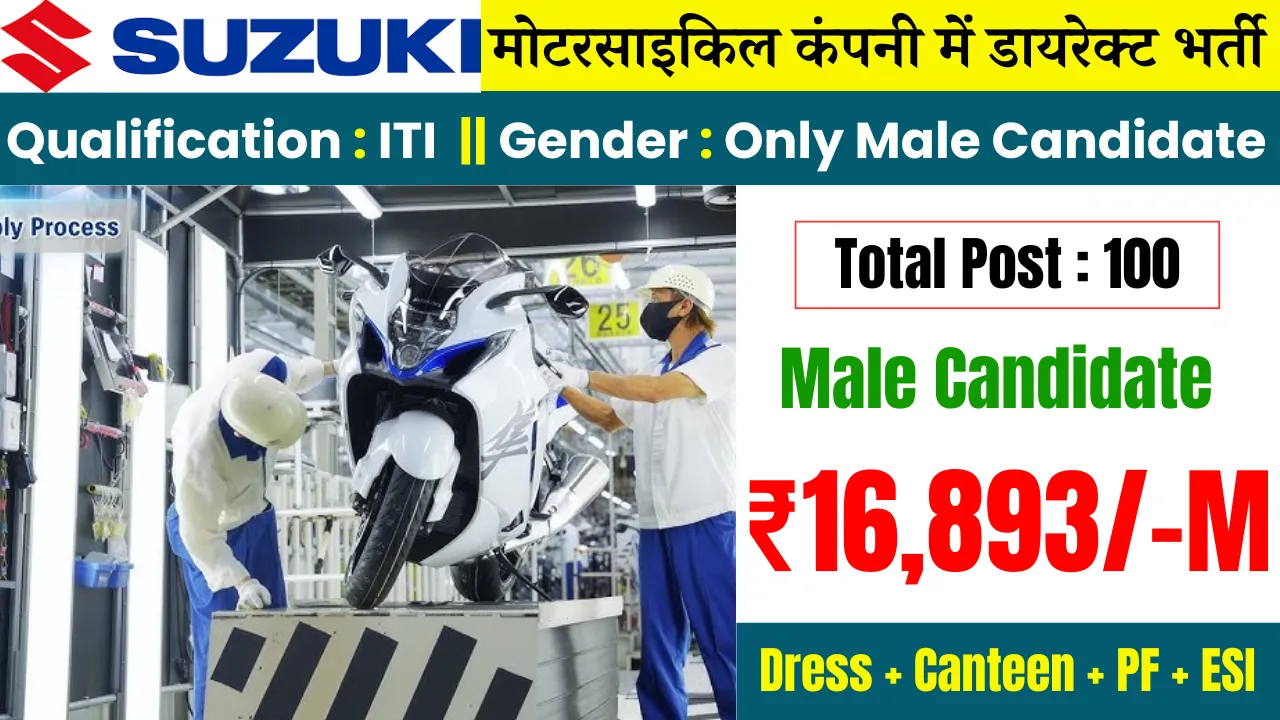 Suzuki Motorcycles Job in Gurgaon
