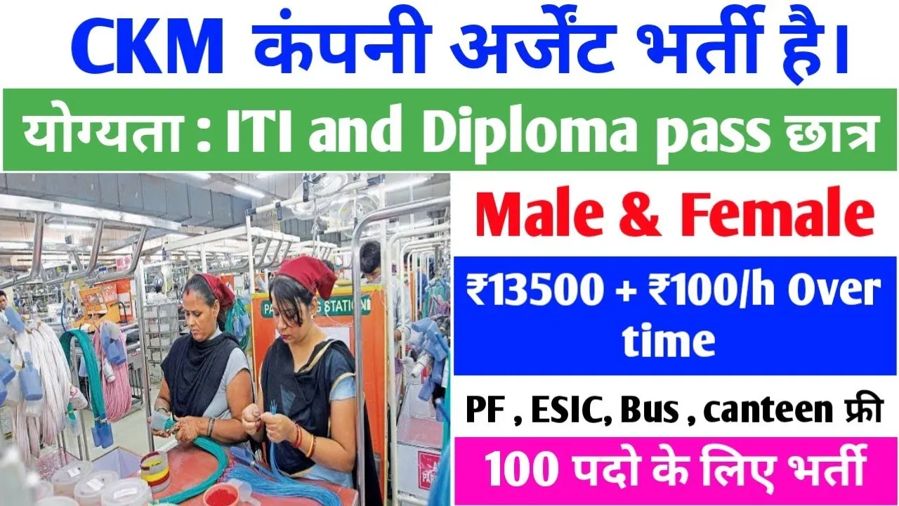 Private Company Job Vacancy Bawal Haryana